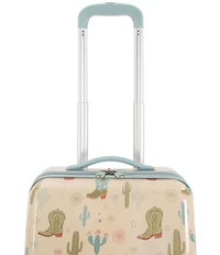 Triforce Kids Hardside 18#double; Cowboy Print Carry-On Luggage