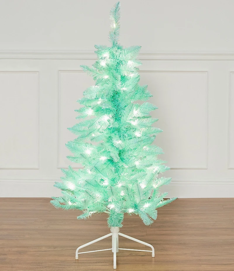 Trimsetter 4-ft. Pre-Lit Tinsel Christmas Tree