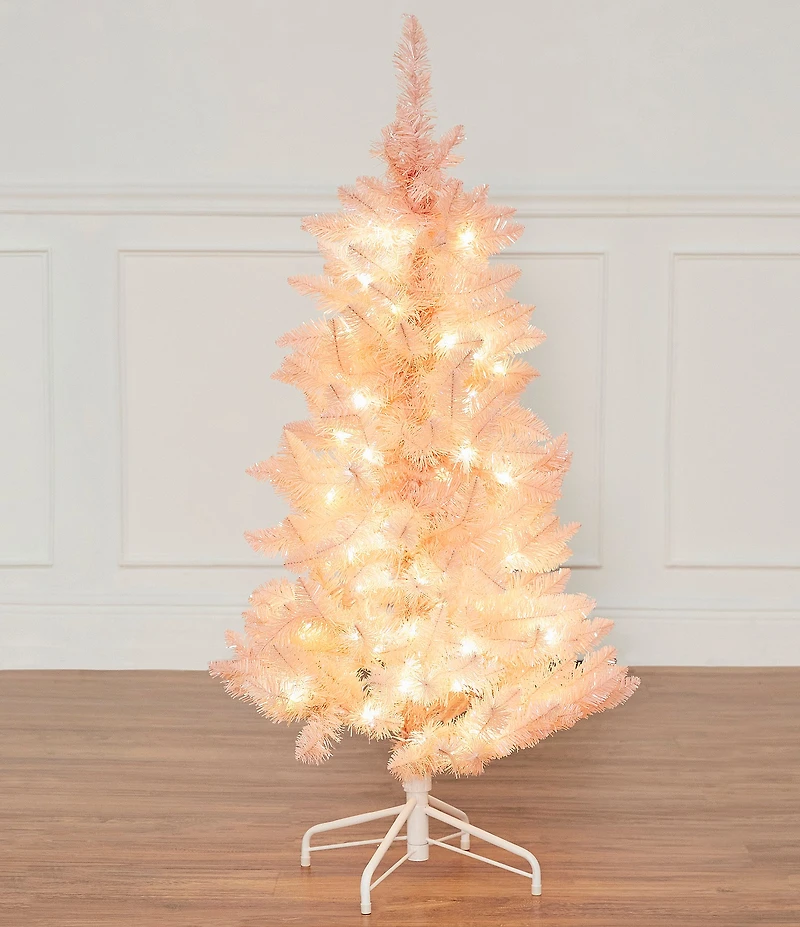 Trimsetter 4-ft. Pre-Lit Tinsel Christmas Tree