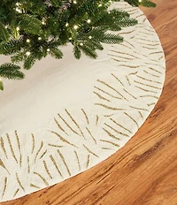 Trimsetter Beach Collection Beaded Embroidered Coral Tree Skirt