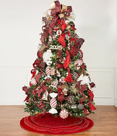 Trimsetter Christmas Magic Collection Beaded Tree Skirt