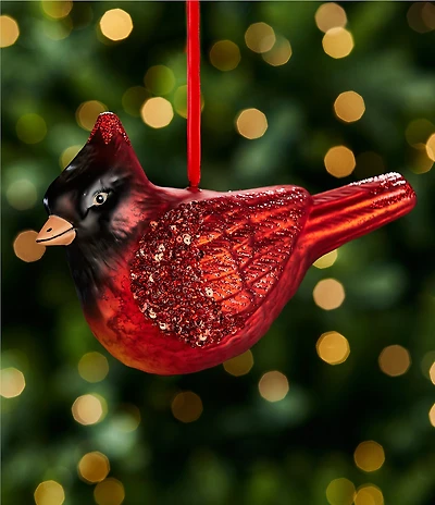 Trimsetter Christmas Magic Collection Cardinal Glass Ornament