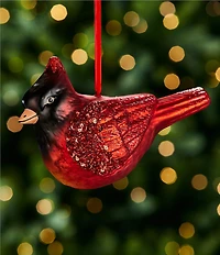 Trimsetter Christmas Magic Collection Cardinal Glass Ornament