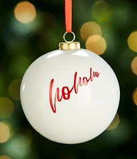 Trimsetter Christmas Magic Collection Double Sided Boykin #double;Ho Ho Ho#double; Ball Ornament