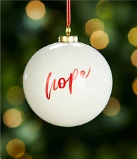 Trimsetter Christmas Magic Collection Double Sided Dachshund #double;Hope#double; Ball Ornament