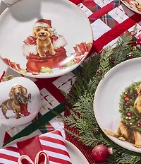 Trimsetter Christmas Magic Collection Double Sided Dachshund #double;Hope#double; Ball Ornament