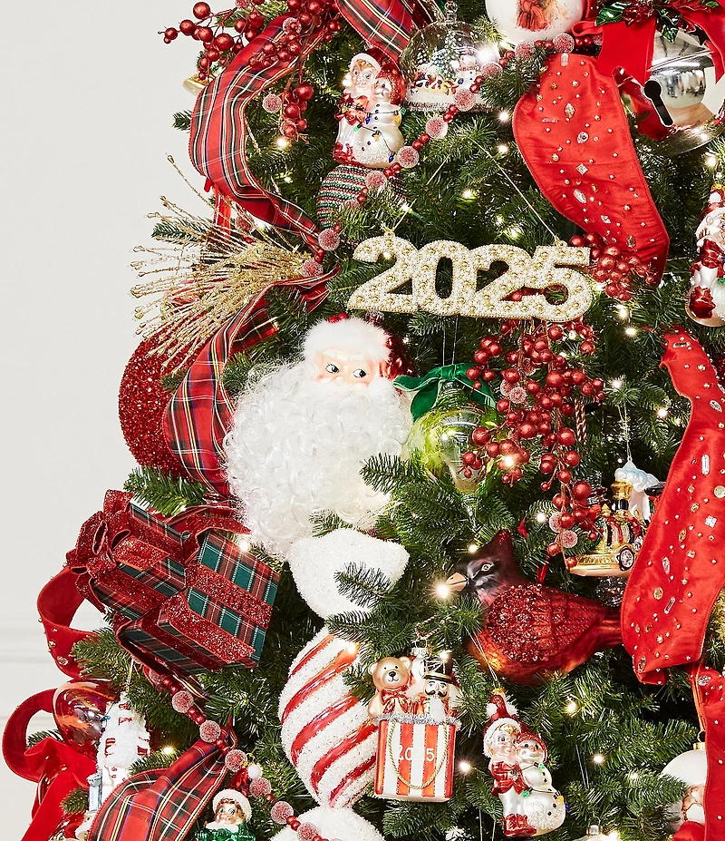 Trimsetter Christmas Magic Collection Large Santa Head Ornament