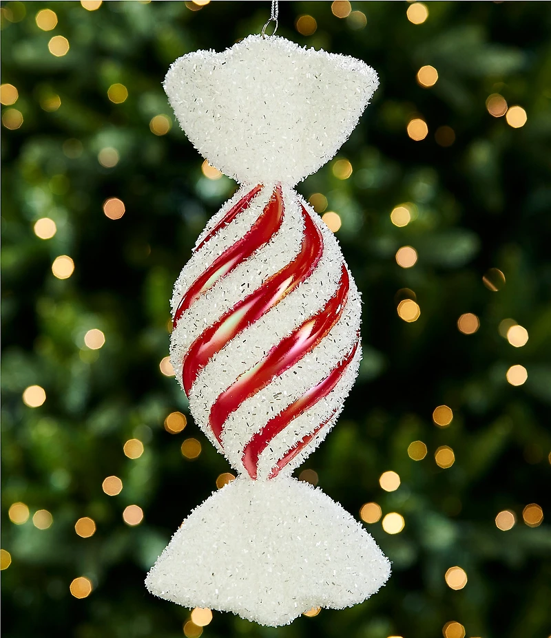Trimsetter Christmas Magic Collection Oversized Peppermint Candy Shatterproof Ornament