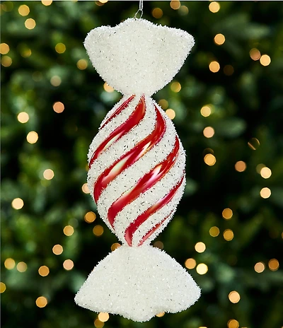 Trimsetter Christmas Magic Collection Oversized Peppermint Candy Shatterproof Ornament