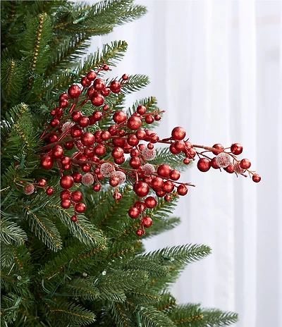 Trimsetter Christmas Magic Collection Sugared Red Berry Pick