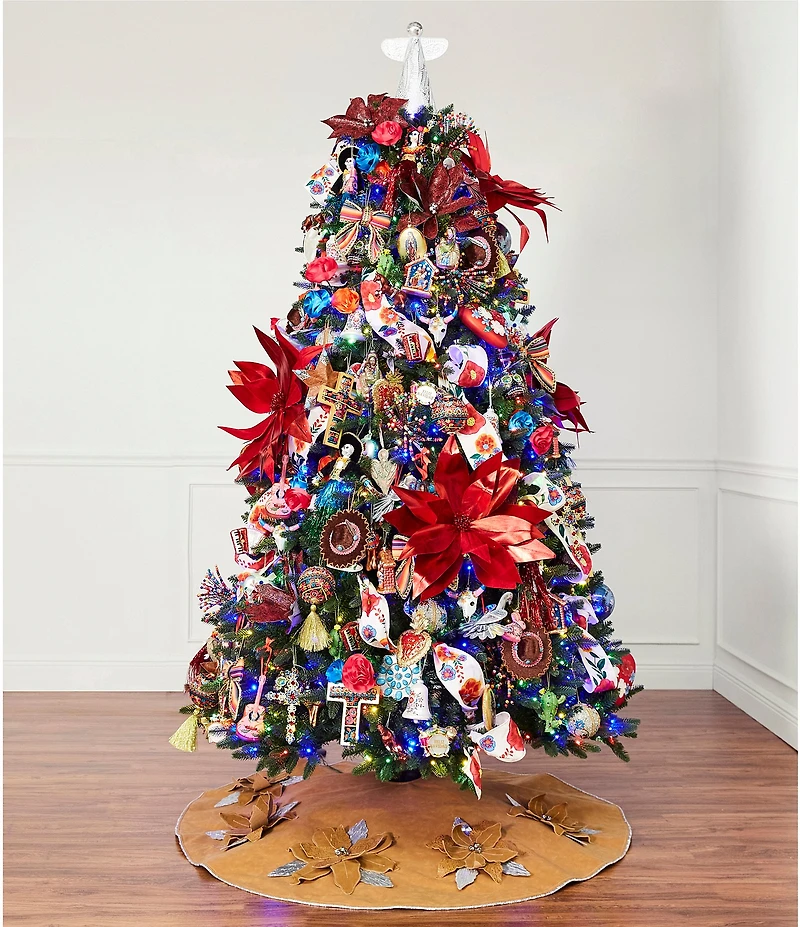 Trimsetter Feliz Navidad Collection Metal Angel Tree Topper
