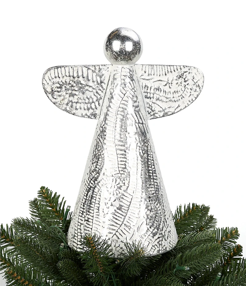 Trimsetter Feliz Navidad Collection Metal Angel Tree Topper