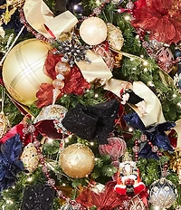 Trimsetter Grandeur Collection Beaded Oval Drop Ornament