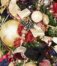 Trimsetter Grandeur Collection Beaded Snowflake Ornament, Set of 2