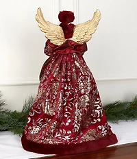 Trimsetter Grandeur Collection Gold and Red Angel Figurine