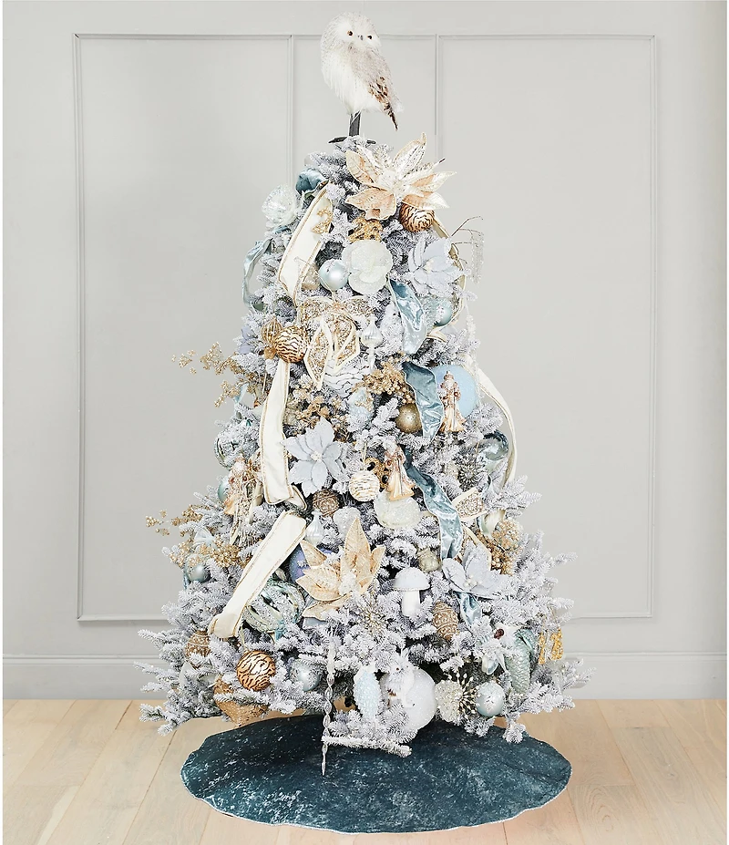 Trimsetter Luxe Lodge Collection Embellished Glass Bird Ornament, Set Of 2