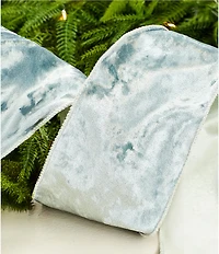 Trimsetter Luxe Lodge Collection Solid 4#double; Reversible Decorative Ribbon