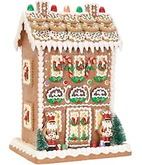 Trimsetter Santa Claus Lane Collection Frosted Cookie Roof Gingerbread House