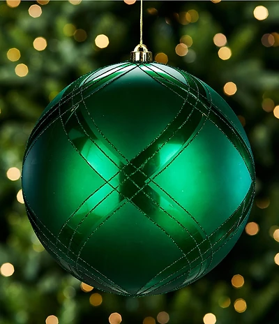 Trimsetter Shatterproof Collection 9.5#double; Ball Ornament