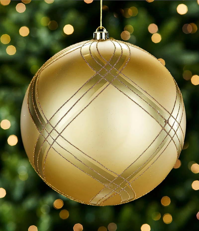 Trimsetter Shatterproof Collection 9.5#double; Ball Ornament
