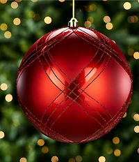 Trimsetter Shatterproof Collection 9.5#double; Ball Ornament