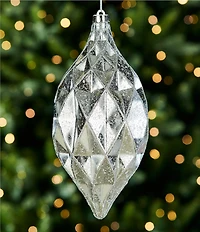 Trimsetter Shatterproof Collection Large Diamond Textured Finial Ornament