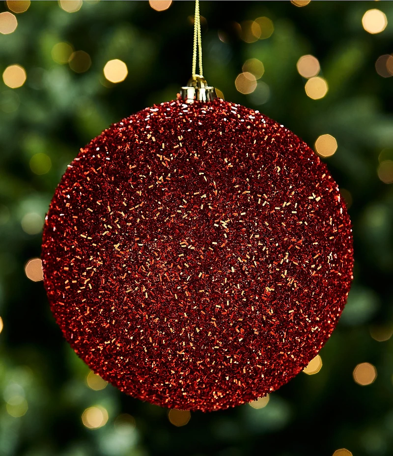 Trimsetter Shatterproof Collection Oversized Glitter Ball Ornament