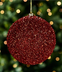 Trimsetter Shatterproof Collection Oversized Glitter Ball Ornament