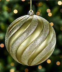 Trimsetter Shatterproof Collection Oversized Swirl Ornament