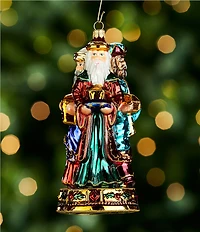 Trimsetter Three Wise Men Hand Painted Glass Ornament