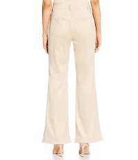 Trina Turk Apple Bottom Faux Suede Flare Leg Pants