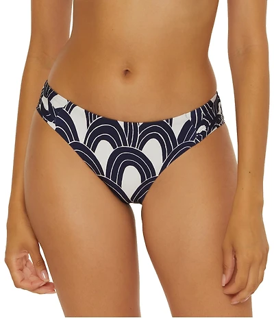 Trina Turk Arches Layered Shirred Tab Side Hipster Swim Bottom