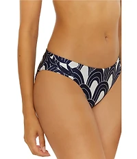 Trina Turk Arches Layered Shirred Tab Side Hipster Swim Bottom