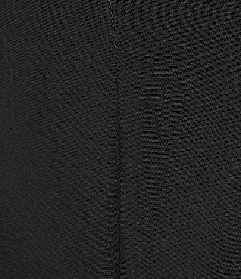 Trina Turk Baz Luxe Drape Funnel Neck Long Sleeve Tailored Top