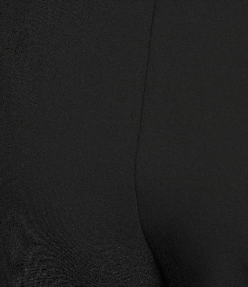 Trina Turk Chimayo Luxe Drape Mid Rise Flare Leg Tailored Pants