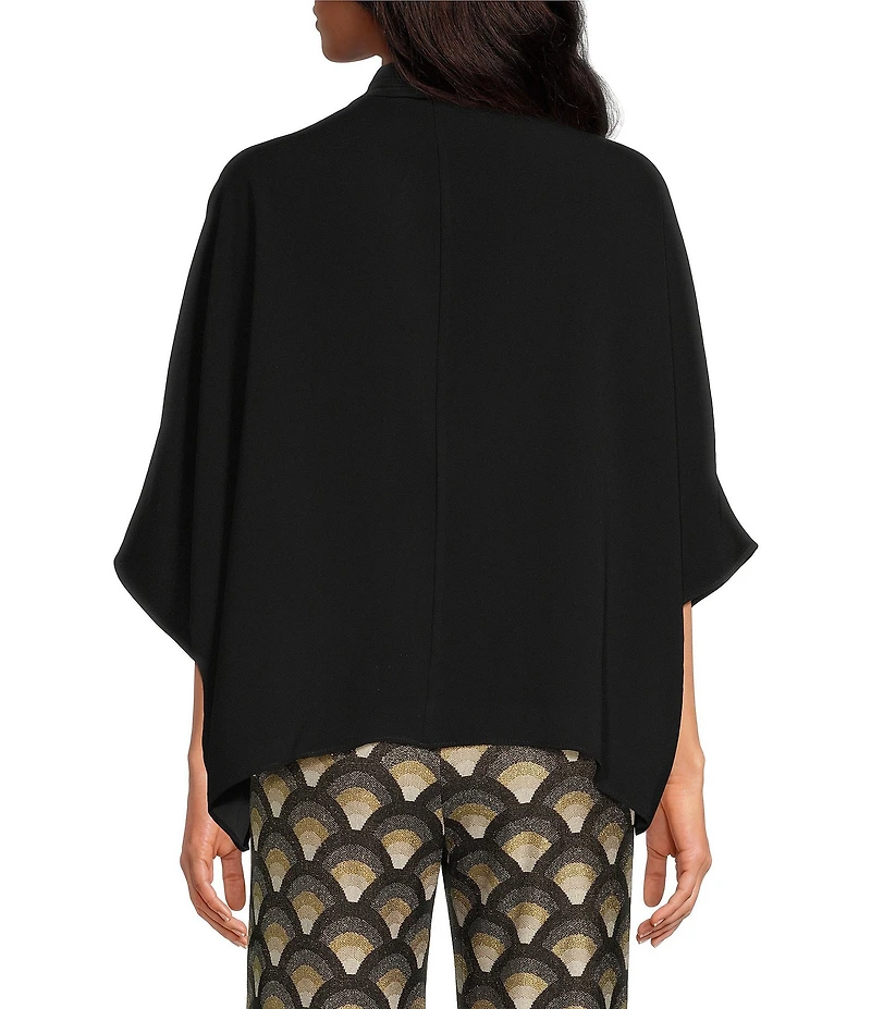 Trina Turk Concourse Surplice V-Neck Short Sleeve Oversized Top