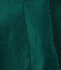 Trina Turk Finale Velveteen Strapless Sleeveless Peplum Coordinating Top