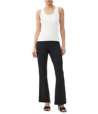 Trina Turk Gibraltar Ribbed Knit Scoop Neck Sleeveless Tank