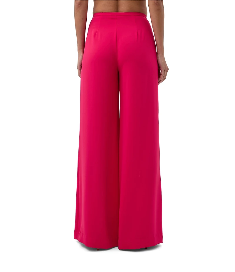 Trina Turk Long Weekend High-Rise Wide Leg Pants