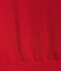 Trina Turk Mali Wool Knit Mock Neck Elbow Sleeve Sweater