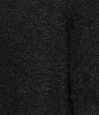 Trina Turk Maliah Fuzzy Knit Round Neck Elbow Sleeve Top