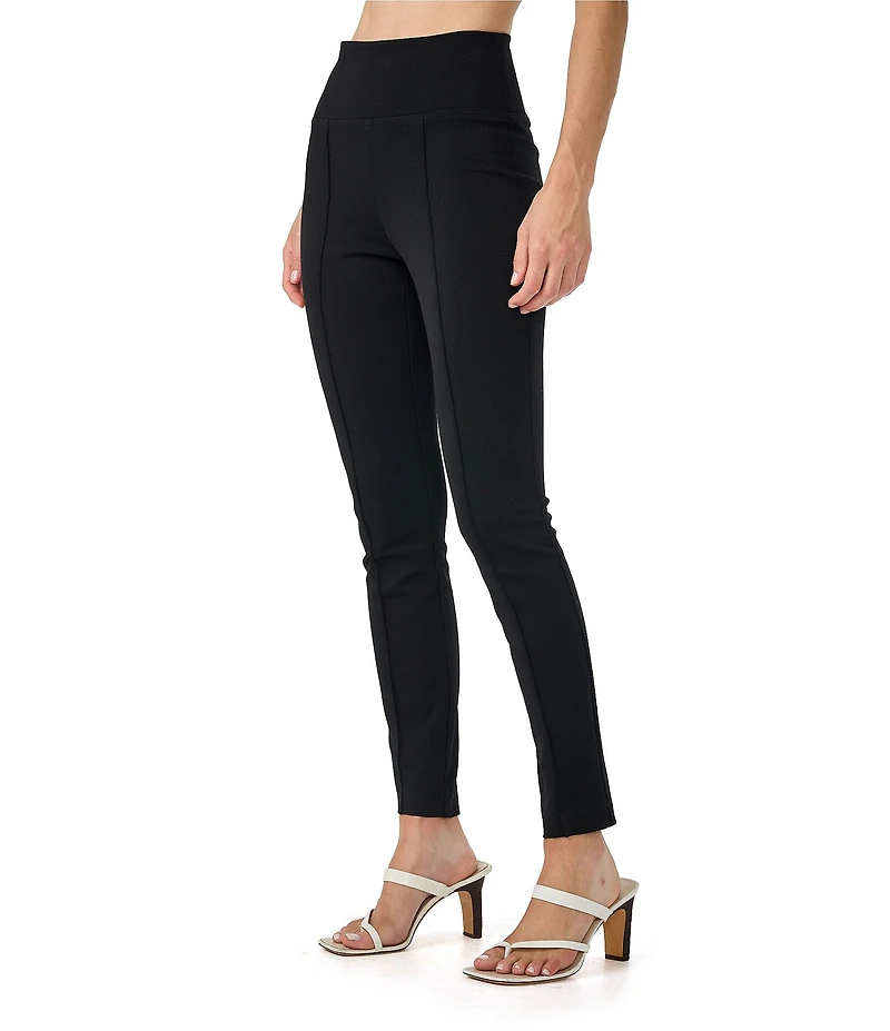Trina Turk Rose Ponte High-Waisted Ankle Leggings