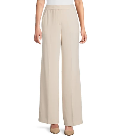 Trina Turk Sadie Suiting Mid Rise Wide Leg Pants