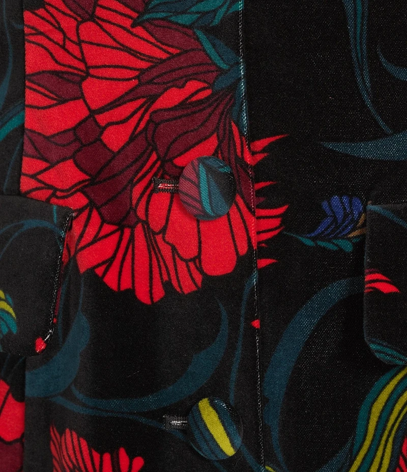 Trina Turk Safina Collared Halter Neck Sleeveless Button Front Dress