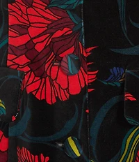 Trina Turk Safina Collared Halter Neck Sleeveless Button Front Dress