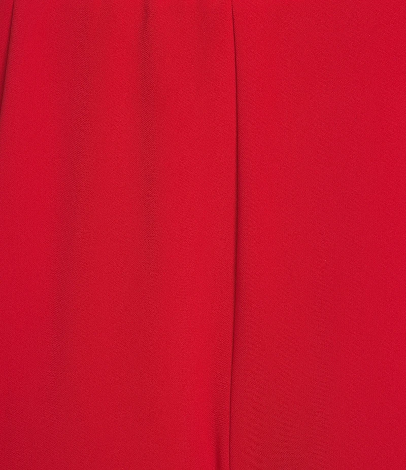 Trina Turk Saige Drapey Georgette High Rise Pleated Wide Leg Trouser Pants