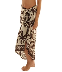 Trina Turk Syros Tie Front Pareo Swim Cover-Up