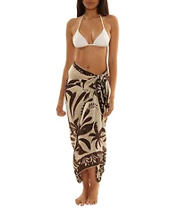 Trina Turk Syros Tie Front Pareo Swim Cover-Up