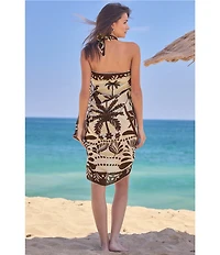 Trina Turk Syros Tie Front Pareo Swim Cover-Up