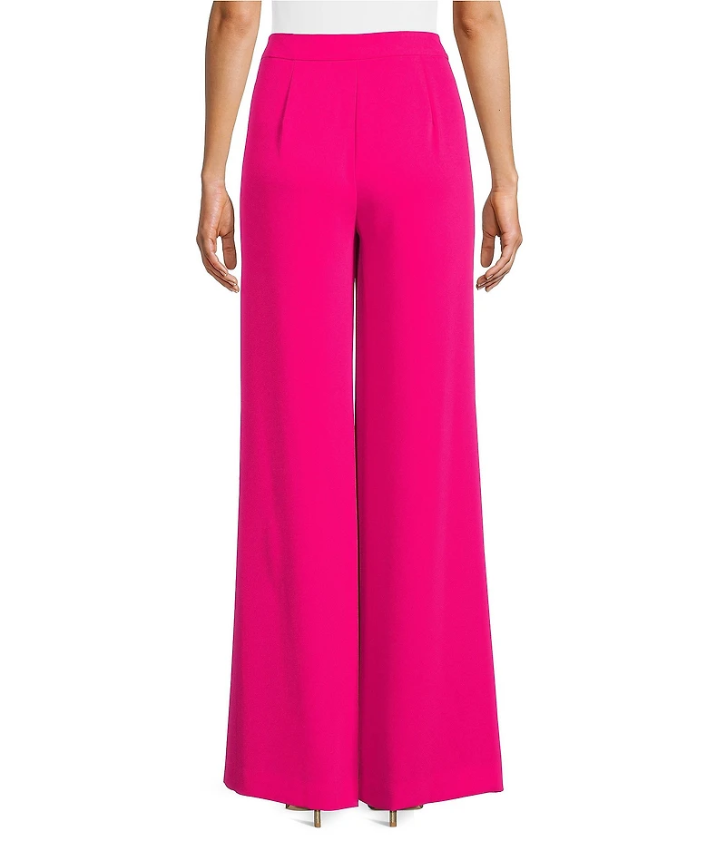 Trina Turk Verity Georgette High Waist Straight Pant